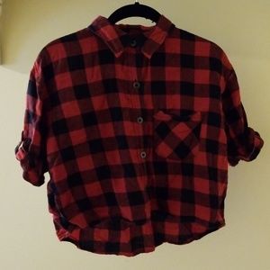 Crop Top Flannel